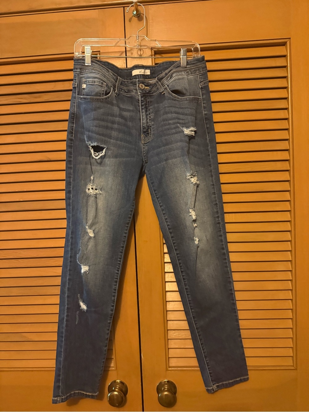 KanCan Blue Distressed Skinny Jeans